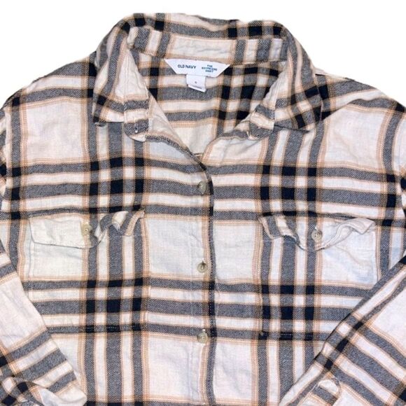 Old Navy Button Down Plaid Shirt - Picture 2 of 5
